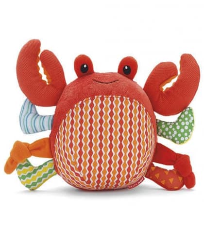 Skip Hop Ocean Pals Crab Chime Ball Toy