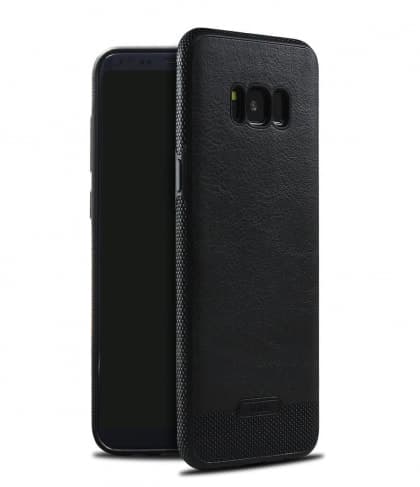 Galaxy S8 Luxury Leather Non-Slip Grip Case