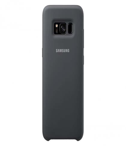 Galaxy S8 Official Samsung Silicone Cover Silver Dark Grey