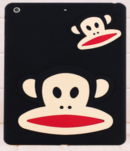 Paul Frank Silicone Case for iPad Air Black Double Mouth Monkey Julius