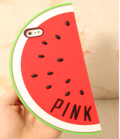 Victoria's Secret Pink Unique Shape iPhone 5 5s Case Watermelon Red