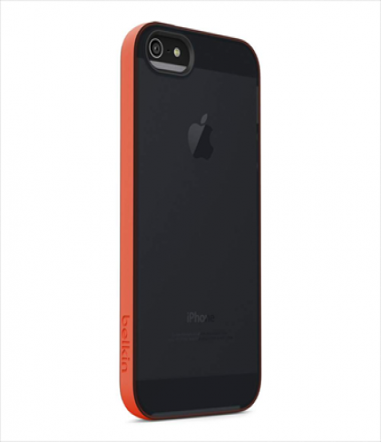 Belkin Grip Candy Sheer for iPhone 5 5s Hazard Blacktop