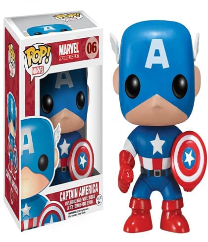 captain america funko pop 573