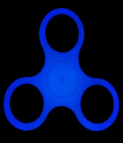 Lynec Glow in the Dark Fluorescent Light Fidget Spinner