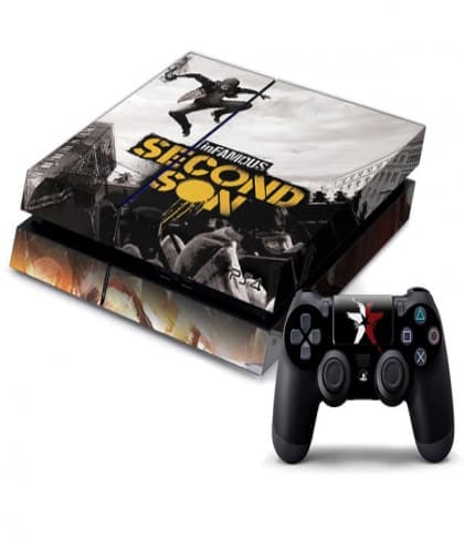 PS4 Second Son Decal Skin for Console and Controller