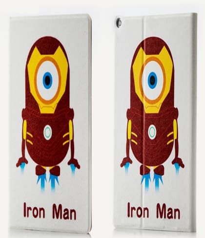 Minion Avengers Iron Man Smart Case for iPad Mini 3 2 1