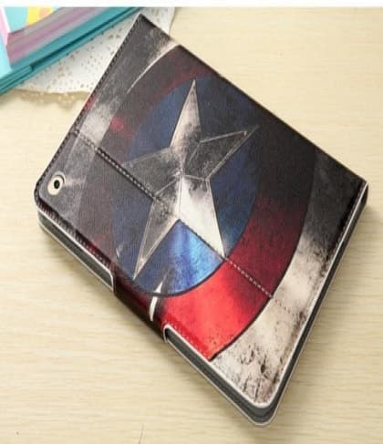 iPad Mini 4 Captain America Case Book Jacket Style