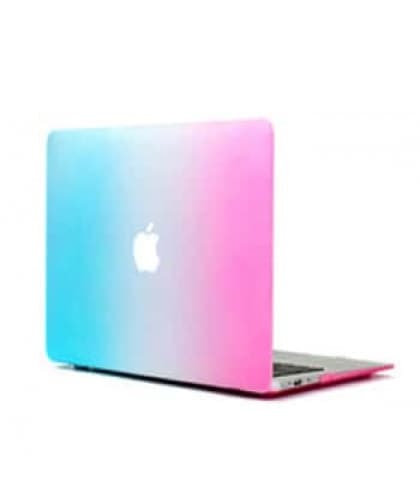 MacBook Pro Skin Shell Full Body Case for MacBook Air Pro Retina 11 13 15 All Models Blue to Pink