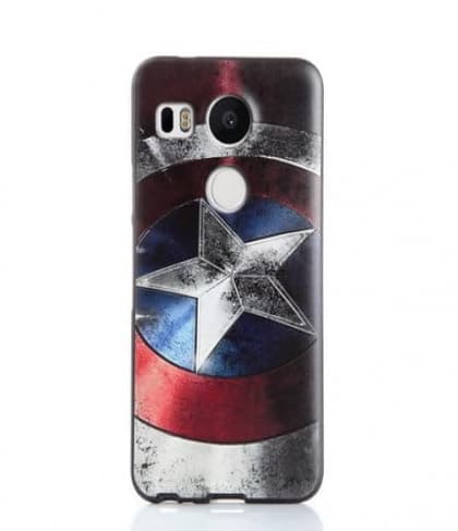 Captain America 3D TPU Case for Nexus 5X