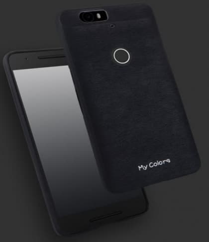 Tough Armor Color Leather Back Case for Nexus 6P
