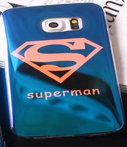 Chrome Mirror Superman Case for Galaxy S6 Edge