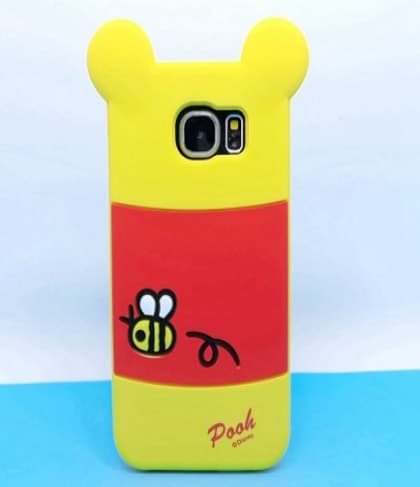 Galaxy S6 Character Case Winnie the Pooh Back