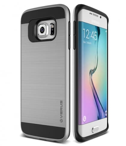 Verus Verge Series Galaxy S6 Edge Case Satin Silver