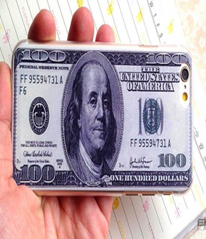 $100 Bill Money Case For iPhone 6