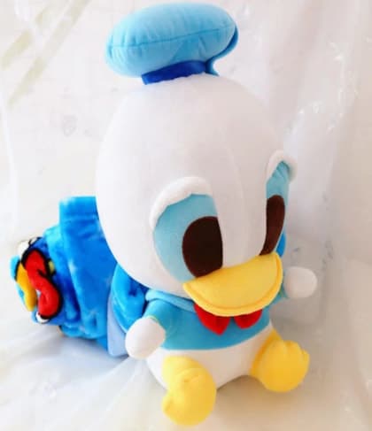 Donald Duck Plush Doll Blanket Combo 35cm (14 inches) Doll With 1.5m (5 feet) Blanket