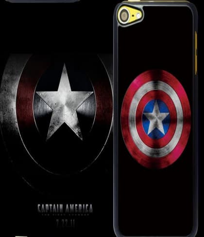 Captain America Avengers Hard Case for iPod Touch 6 6th Gen