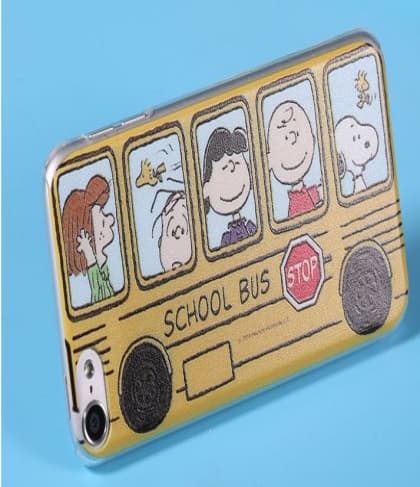 Snoopy Peanuts Charlie Brown School Bus Case for iPod Touch 6