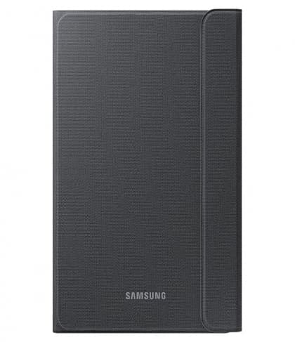 Official Galaxy Tab A 8.0" Canvas Book Cover - Dark Titanium
