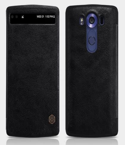 LG V10 Genuine Leather Quick View Case