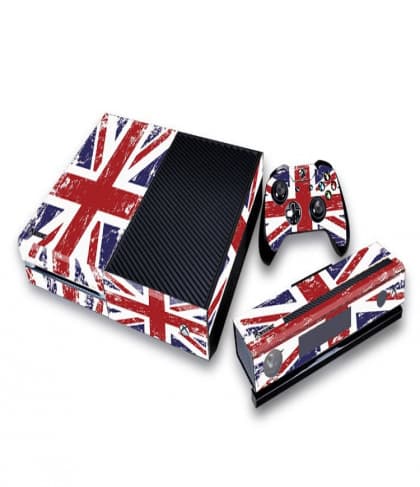 UK British Flag Union Jack Decal Set for Xbox One and Controller